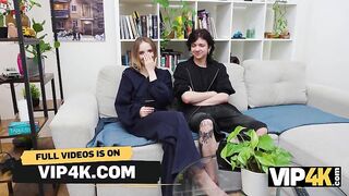 VIP4K. Polly Yangs paid her Boyfriend to lie next to her whilst a Stranger Fucks her