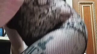 A Russian gay dude with a massive ass spread his legs so that he could be thoroughly drilled in the ass!