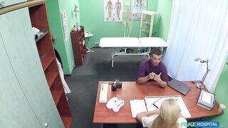 Nurse Offer her Enjoyable Snatch to Aid with Sperm Sample - Fake Hospital