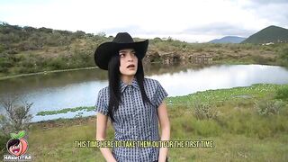 Ranch hotty loses her virginity