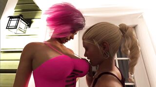 Chris Caught By Her Trans Foster Sister Alex While Masturbating With 6 Inch Sex-toy