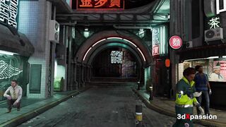 Neon Dreams 2077 - Hawt cyberpunk futanari bangs hawt gal - oral pleasure-sex, cowgirl, doggystyle & cumshot