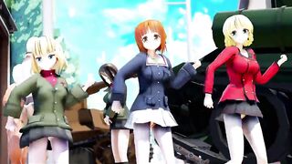 MMD Dance Sex ?????PiNK CAT [Beauties und Panzer] (Submitted by Deltarion)