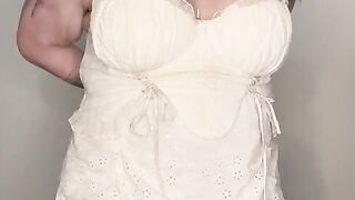 TS fairy returns to milk her penis for daddy