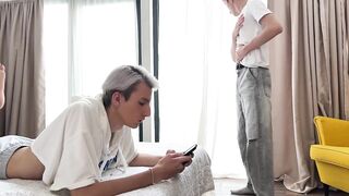 I bang the stepson of the owner of the house but daddy caught us part 1