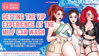 Getting The VIP Experience At the MILF Car Wash - Erotic Audio for Men - FFF4M - Fellatio - Creampie
