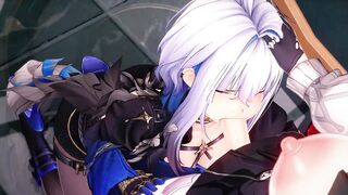 Evernight x Galbrena Futanari - Honkai Star Rail Anime R34 Animation