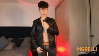 Erotic Asmr - Whispers, caresses and Latin Twink body in the foreground