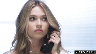VIXENPLUS Busty golden-haired takes hard schlong