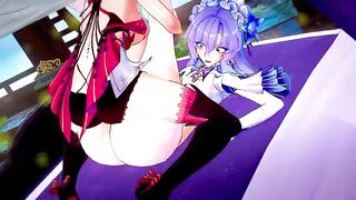 Wuthering Waves / Ark Knights - Futanari R34 Compilation Comics Animation