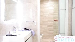 Golden-haired Stepmom Elena Bunnz Needs Her Stepson "Hubby Is Stuck At Work, Creampie Me Now"