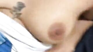 Rough creampie anal