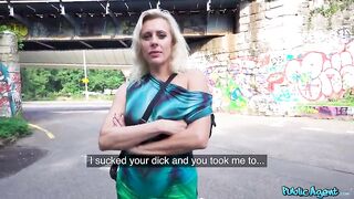 Couldn't believe what this IMMODEST OLD MILF did to my knob - Public Agent