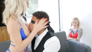 Tie Blindfold Prank Turns Into Wild BBC 3-some