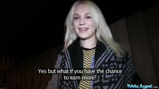 Public Agent - Blonde Russian college angel 18 has super soft natural bazookas and a taut pussy