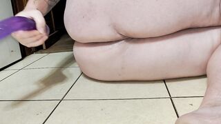 Fucking my booty with new sex-toy