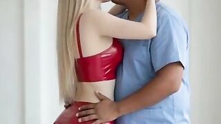 Are you seriously asking me to do it from behind??? Could you show me how it's done?? It's my first time from behind... Perverted doctor fucks a sexy model!! And this playgirl gives him her butt!! - [AI GENERATED]