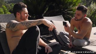 JohnnyRapid: Johnny Rapid And Matthew Camp Fireside Bareback Screw