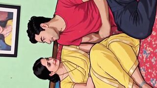Devar Drilled Bhabhi While Husband Was Away on Office Voyage Cartoon Ai Generated movie scene