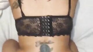 Screwing a Mexican MILF until her bazookas are filled with cum (full on Red)
