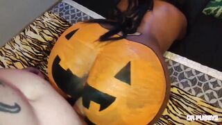 I spent Halloween night at my step cousin's house playing with his rod.