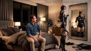 Halloween party creampie: hotwife drilled in front of hubby and other guests ( AI Generated )