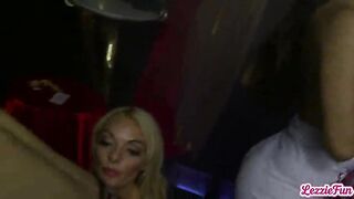 Seven Lustful Lesbians Feast on Twats in Wild Group Orgy