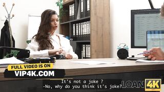 LOAN4K. 18-year-Old Girl gets Banged in the Office by her Boss
