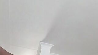 Ebony Shakes Her Small Ass On Camera