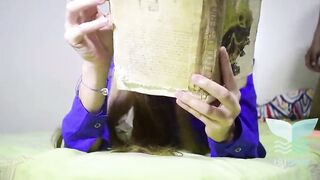 My stepbrother caught me reading an erotic book, and he showed me how it's done