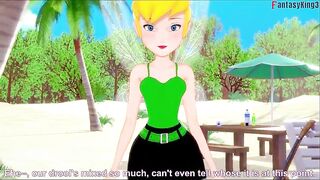 Tinkerbell POV sex on the beach - Full & Pov version on Sheer & PTRN: Fantasyking3