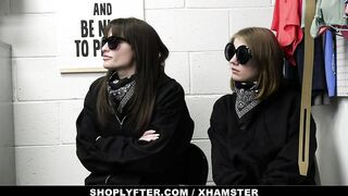 Cute Teens Taken To The Backroom For Strip Seach