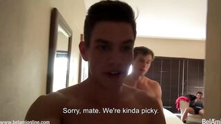 Sexy Bareback Foursome With Lustful Homosexuals