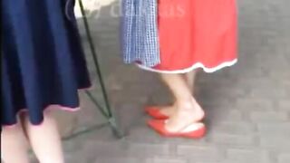 Sexy mature shoeplay (not my work)