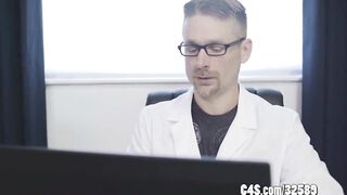 Blonde superheroine was hypnotized, so she got nude and started rubbing her soaking wet pussy