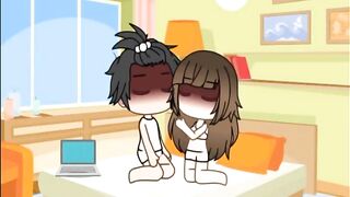 Gacha sex - fucking my roommate after getting him caught masturbating