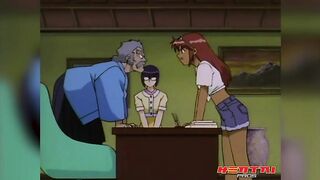 Cartoon babe is getting ready for a casual fuck and a very intense orgasm, in the end