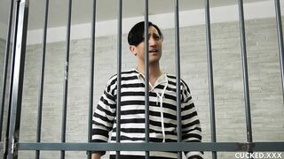 Breasty mother i'd like to fuck cuckolds her imprisoned spouse