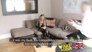 Hot woman is getting exposed during a job interview, 'cuz that babe desires to get hired