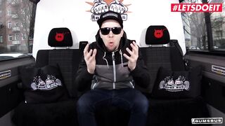 Bums Bus - Massive Titties German Hottie Wild Vicky Oily Bus Titjob - LETSDOEIT