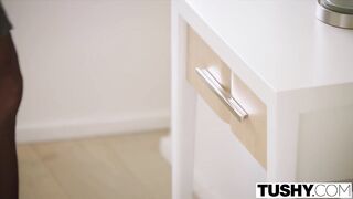 TUSHY Hot Assistant Punished And Booty Drilled By Boss - Ally Tate