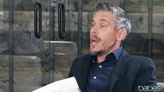 Person w clipboard annihilates milf emily addison's cunt