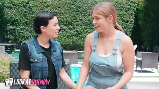 Look at her now - Giselle Palmer is a Gold Star Lesbian, This babe’s never even Touched a Schlong until This Day