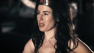 Big titted Wonder Woman got caught and dominated the other day and enjoyed it a lot