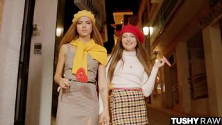 Ass to mouth screw ride for eurobeauties