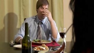 Older Indian Housewife Priya cheats with her neighbour on her spouse's Couch