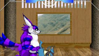 MUGEN - Sex Play Big the Cat Dominates Lucario