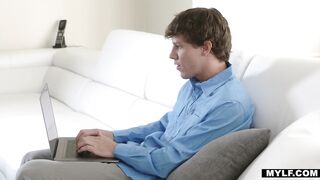 Coworker fucks cheating milf