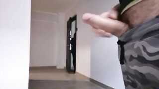 A chap flashes a knob to an unfamiliar gorgeous cutie