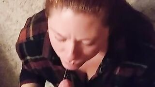 BJ after work. Huge Load Swallowed!